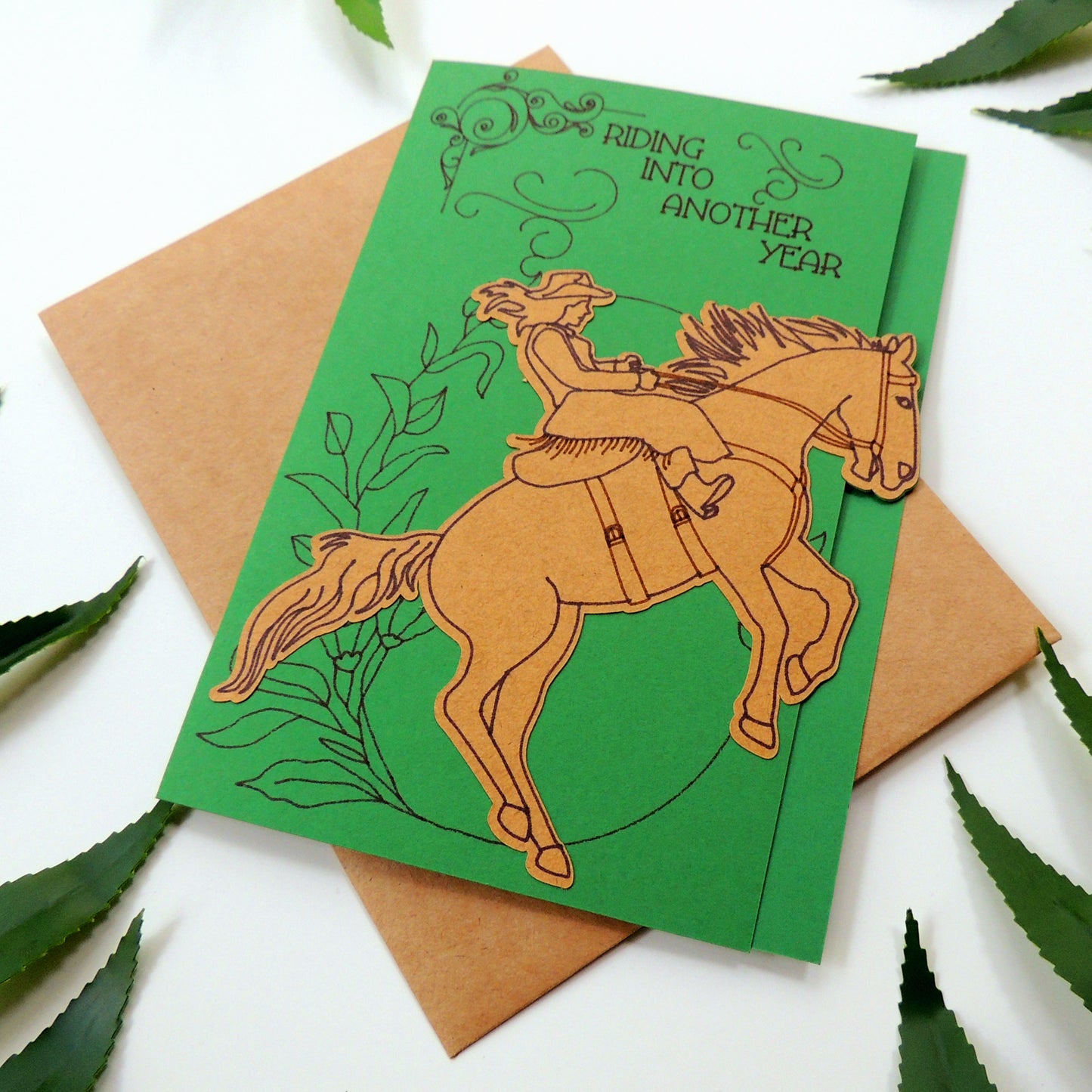 Colorful Cowgirl Boot Birthday Card Bundle