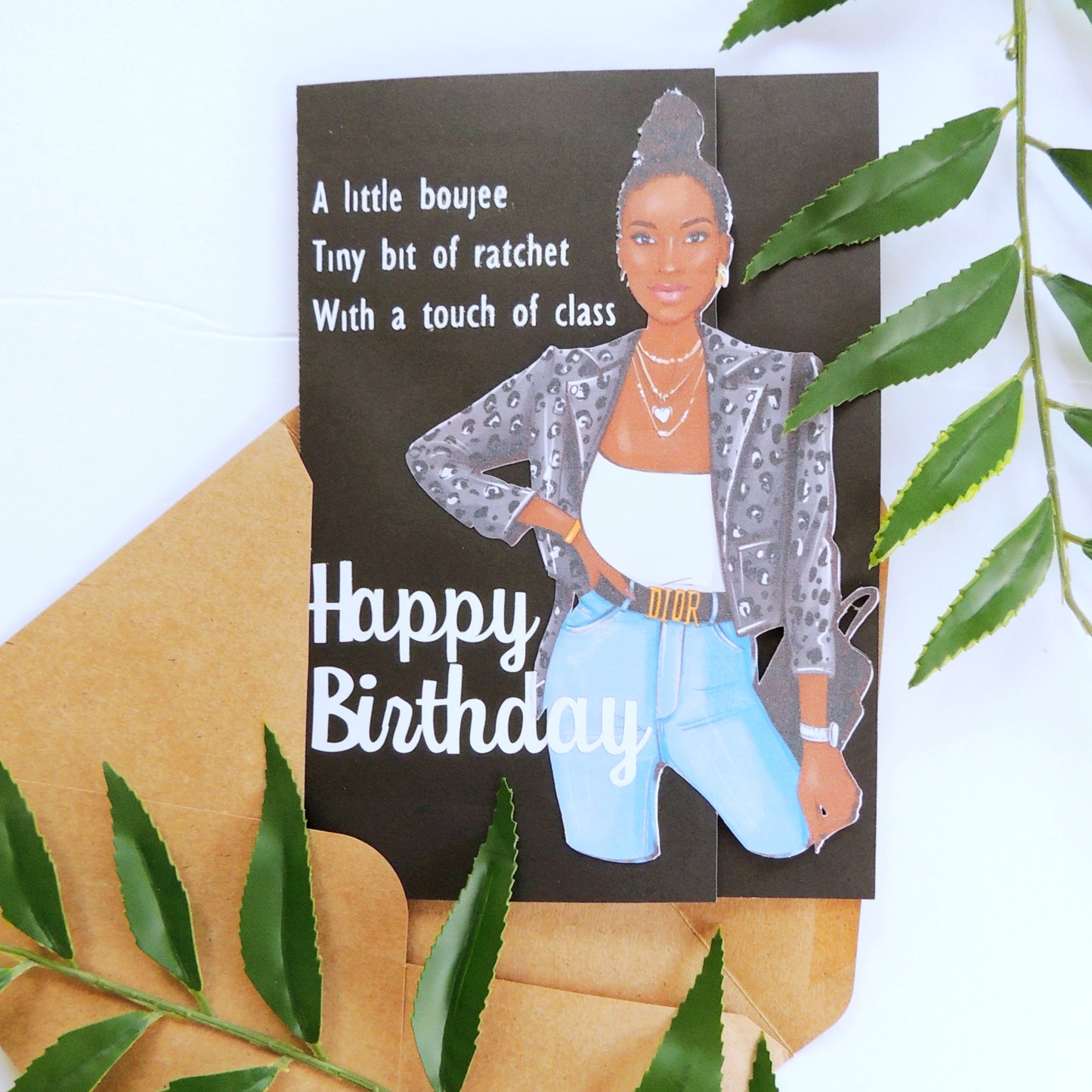 Boujee Birthday Card